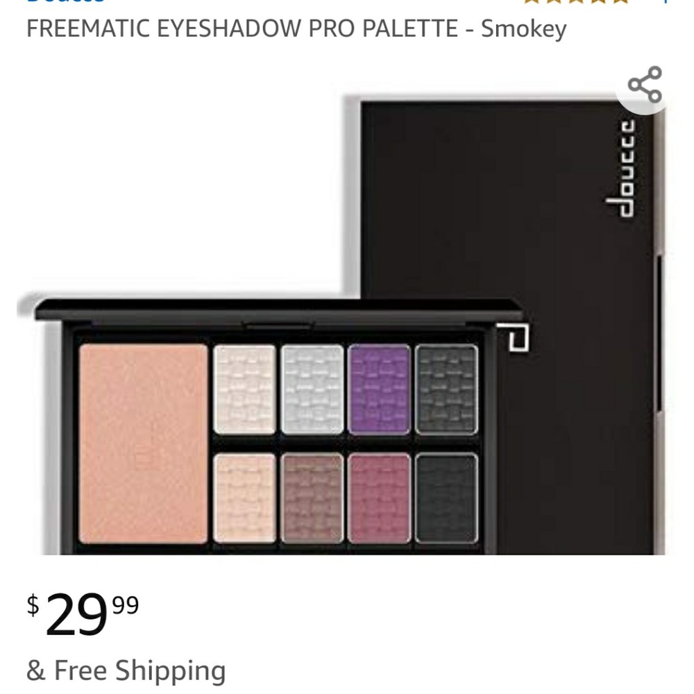 Doucce smokey eyeshadow palette matte & shimmer